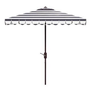 Vienna 7.5 Square Umbrella - Black/White For Sale