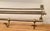 Restoration Hardware Brass Wall Mount Suitcase and Coat Rack For Sale - Image 9 of 12