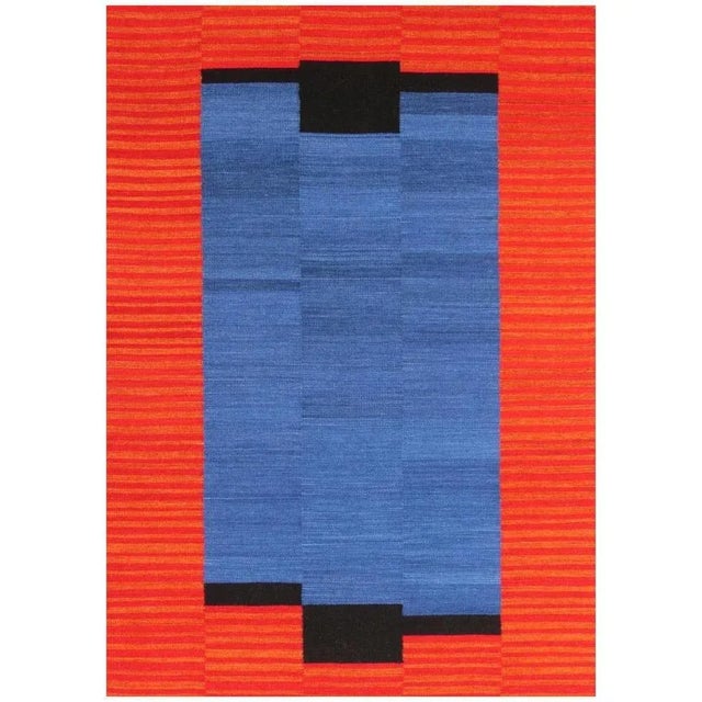 Not Yet Made - Made To Order Modern Style Handwoven Flat Kilim Rug For Sale - Image 5 of 5