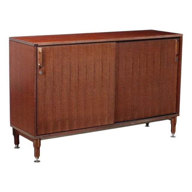 Vintage Laminate Teak Cabinet from Anonima Castelli, Italy, 1960s-1970s For Sale