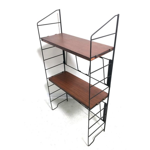 1960s Vintage Modular Wall Bookcase, Italy, 1960s For Sale - Image 5 of 8