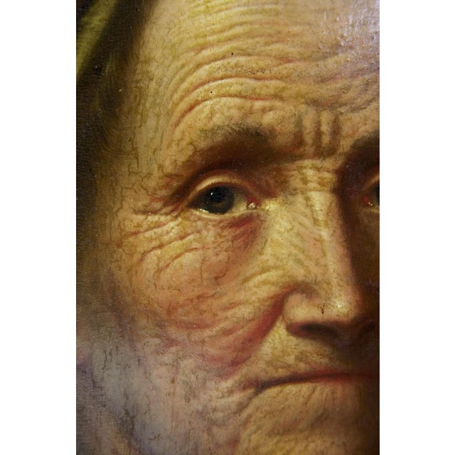 18th Century Oil on Board of Lady Attributed to Balthasar Denner, Framed For Sale - Image 5 of 9