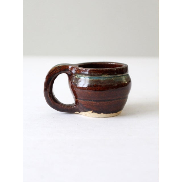 Ceramic Vintage Studio Pottery Mug For Sale - Image 7 of 11