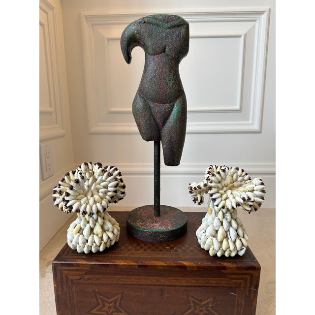 Vintage Brutalist Female Torso Sculpture For Sale - Image 14 of 17