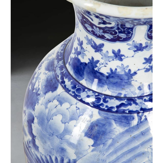 Large Antique Japanese Vase, 1880 For Sale - Image 6 of 13