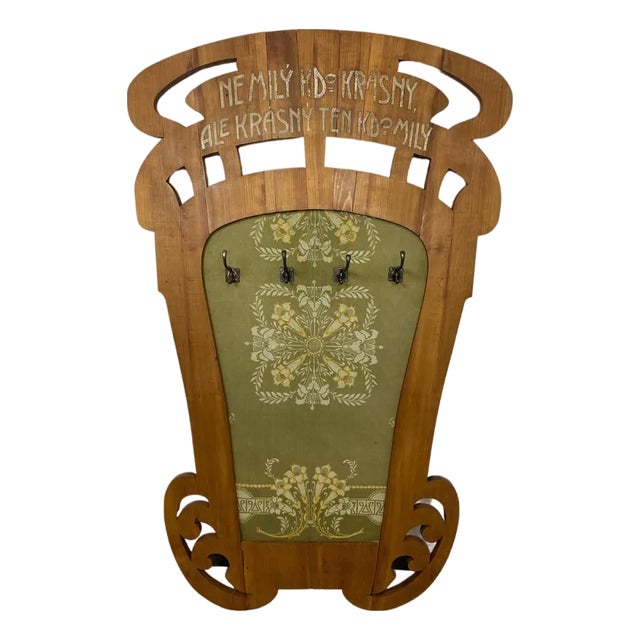 Art Nouveau Coat Hanger, 1890s For Sale