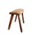 Dutch Primitive Wooden Farm Stool For Sale - Image 5 of 8