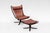 Set of Vintage Falcon Chair with Ottoman by Sigurd Ressell for Vatne Møbler, 1970s For Sale - Image 6 of 6