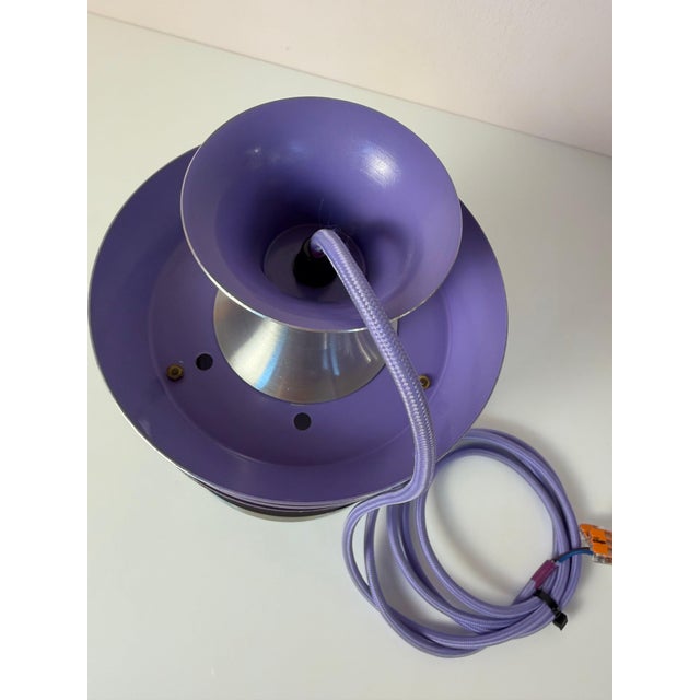 Black Trava Louvered Lamp by Carl Thore for Granhaga For Sale - Image 8 of 11