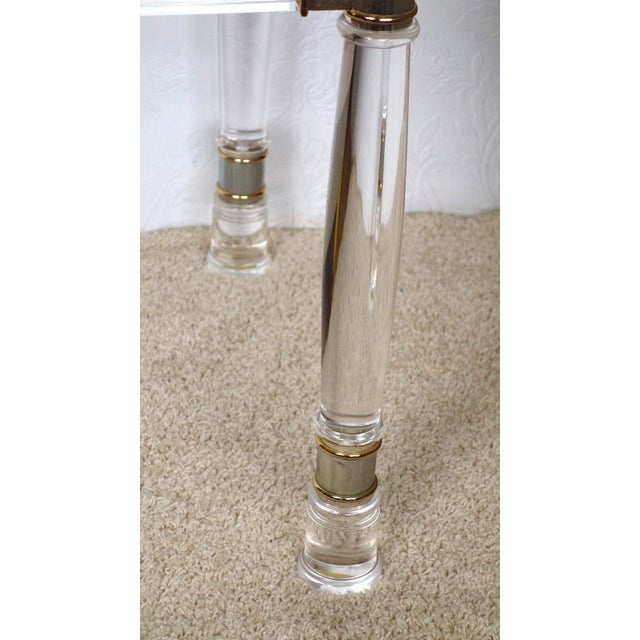 Acrylic Glass Table, 1980s For Sale - Image 6 of 8