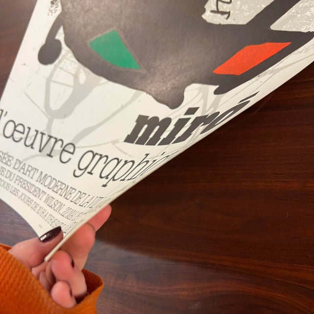 Original Joan Miró Stone Lithograph 1974 For Sale In Cleveland - Image 6 of 11