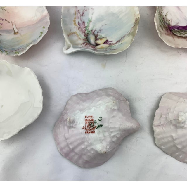 Traditional Late 20th Century Limoges France Oyster Cups, Set of 12 For Sale - Image 3 of 9