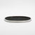 The Kifu Paris Oval Tray in black shagreen with polished stainless steel exudes a striking balance of bold texture and...