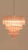 Murano Pink Murano Glass Chandelier | 78 Hand-Blown Tubes, Four-Tier Star Design, Nickel Frame For Sale - Image 4 of 5