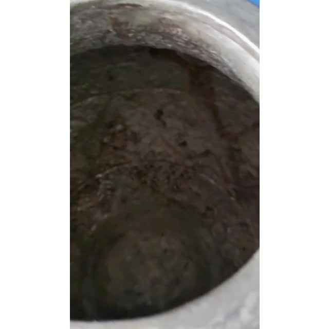 Antique Repoussé Silver-Plated Copper Vase, Likely Indian, Early 20th Century For Sale - Image 17 of 17