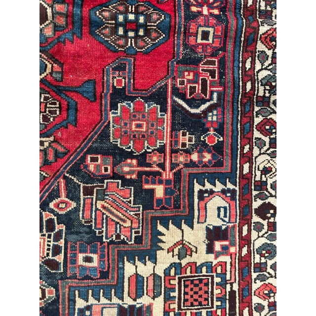 Vintage Distressed Hamadan Rug, 1940s For Sale - Image 14 of 16