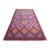 Mid 20th Century Amethyst Color Turkish Handmade Boho Area Jejim Kilim Rug For Sale