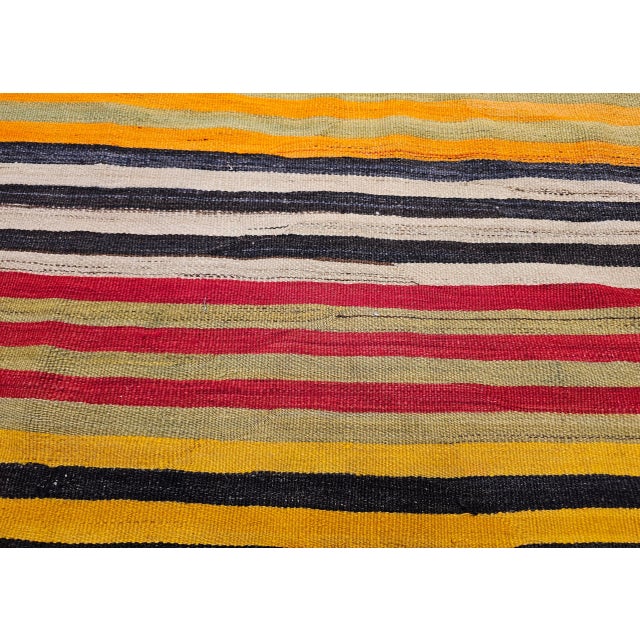 Mid 20th Century Turkish Kilim Rug For Sale - Image 9 of 12