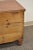 Late 19th Century Antique Rustic Primitive Pennsylvania Dovetailed Red Painted Blanket Chest Trunk For Sale - Image 4 of 12