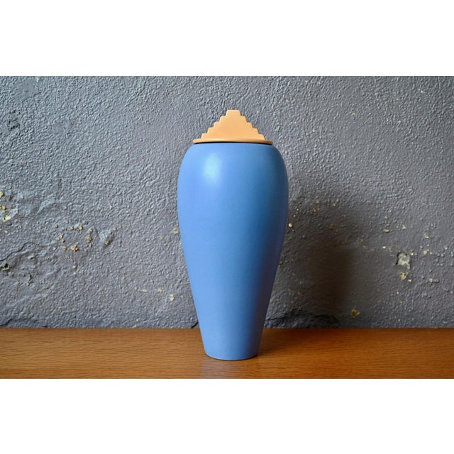 Ceramic Modernist French Ceramic Covered Vase from Saint Clement, 1980s For Sale - Image 7 of 7