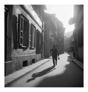 Near Kraemergasse Lane Old City Heidelberg, Germany 1936, Printed 2021