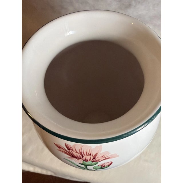 Ceramic Vintage Tiffany & Co Sintra Pattern 11” Tall Porcelain Vase For Sale - Image 7 of 7