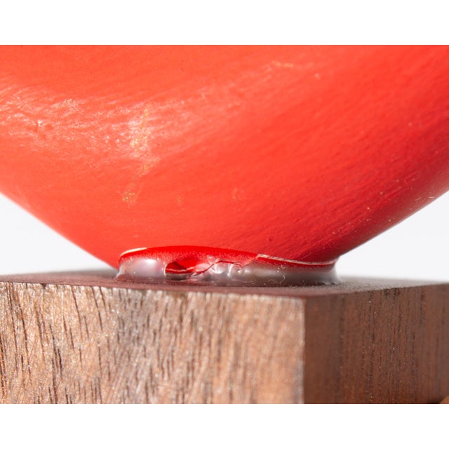 Wood Sculpture of a Bird by Maurice Cotnoir For Sale In Indianapolis - Image 6 of 9