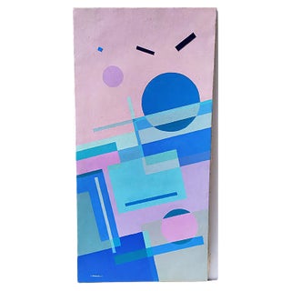 Veronelli Leopolda, Large Painting, 1976 For Sale