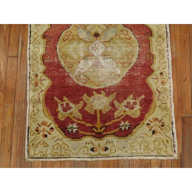 Early 20th Century Shabby Chic Turkish Rug - 2'8" x 4' For Sale - Image 4 of 4