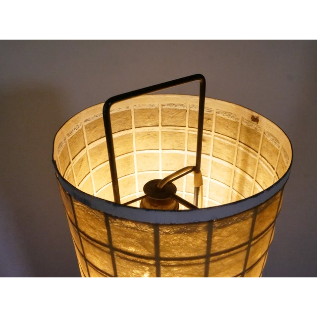 Metal Mid-Century Tripod Cocoon Floor Lamp by Friedel Wauer for Goldkant, Germany, 1960s For Sale - Image 7 of 10