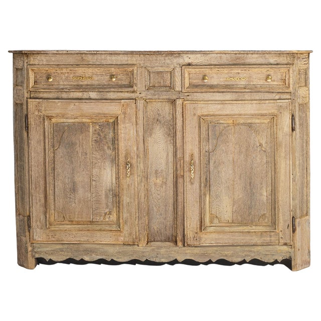1850s French Provincial Oak Buffet For Sale - Image 15 of 18
