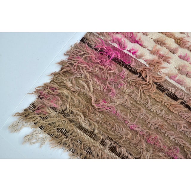 Vintage Tribal Handmade Turkish Rug For Sale - Image 9 of 10