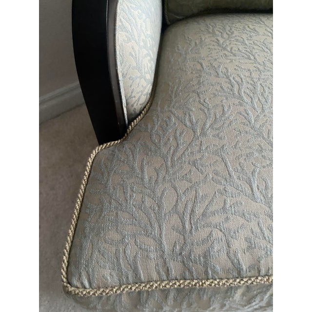 Ethan Allen Ethan Allen Vintage Neoclassical Upholstred Accent Chair Mint Condition For Sale - Image 4 of 16