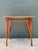 Chocolate Vintage Wood and Rattan Game Table For Sale - Image 8 of 18