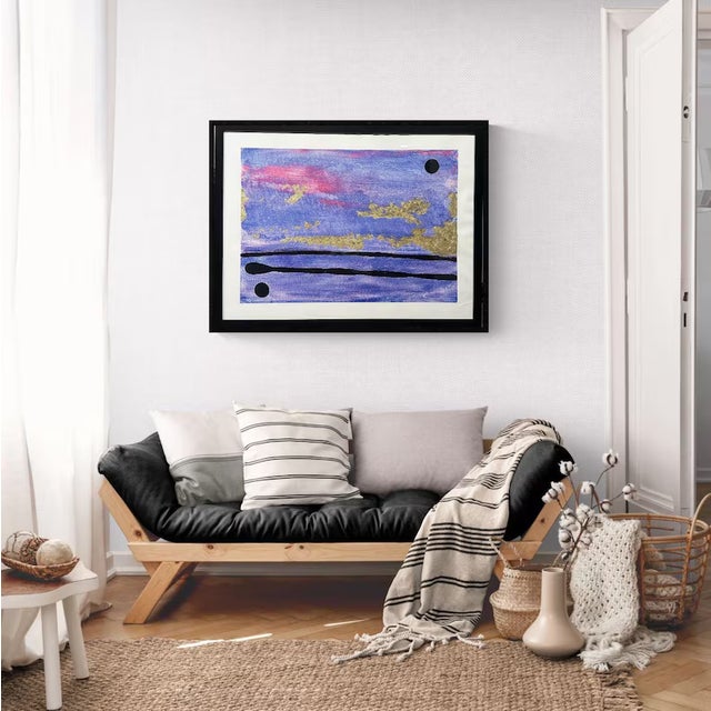 Immerse yourself in the tranquil beauty of this large wall art, where abstract wall art meets minimalist elegance....