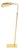 Modern Brass Adjustable Floor Lamp For Sale