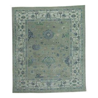 Turkish Oushak Rug 12'2" x 14'4" #19039 For Sale