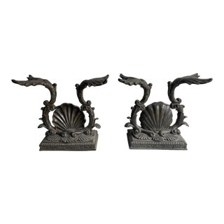 1970s Vintage Bronze La Barge 2 Piece Table Base For Sale