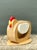 Vintage Sculptural Wood Chicken Low Stool For Sale - Image 10 of 13