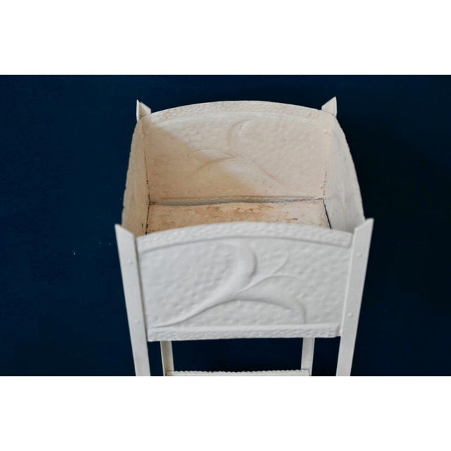 Antique Art Nouveau Metal Planter, France, 1900s For Sale - Image 12 of 16