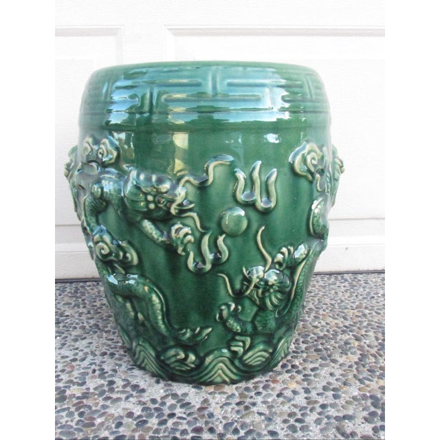 Asian Style Oriental Style Garden Stool For Sale - Image 4 of 16