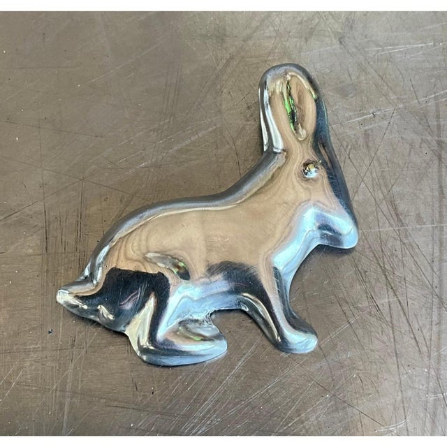 Mid 20th Century Vintage Mexican Sterling Silver Bunny Rabbit Brooch For Sale - Image 5 of 12