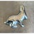 Mid 20th Century Vintage Mexican Sterling Silver Bunny Rabbit Brooch For Sale - Image 5 of 12