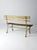 Vintage Wood Slat Bench For Sale - Image 10 of 12