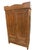 Mid-Century Modern Antique Indian Hand-Carved Wooden Armoire | Rustic Sunburst Farmhouse Storage Cabinet 62x38 For Sale - Image 3 of 5