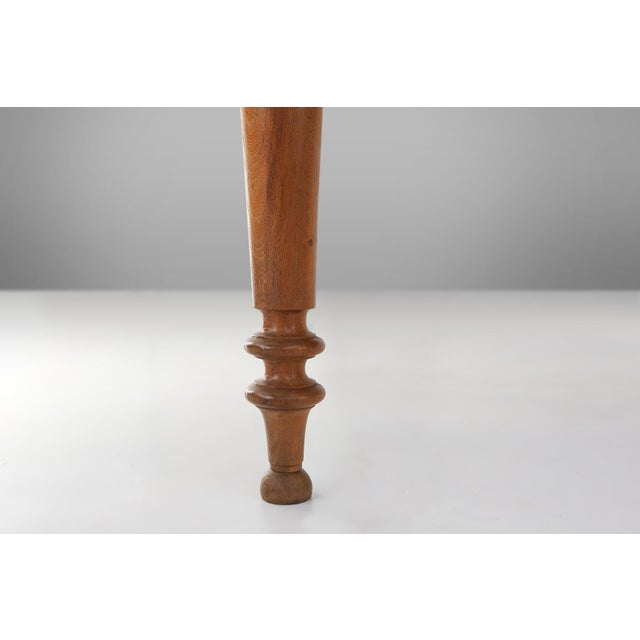 Rustic Elm Dining Table with Drawer, France, 1850s For Sale - Image 9 of 14