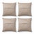 Turkish Wool Kilim Pillow Cover 24'' X 24'' - Set of Four For Sale - Image 4 of 4