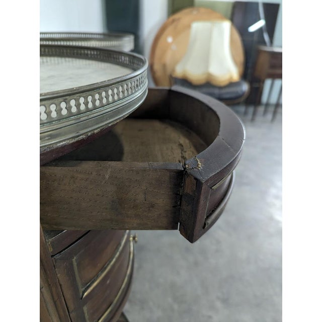 Louis XVI Bedside Tables with Gallery, Set of 2 For Sale - Image 5 of 12