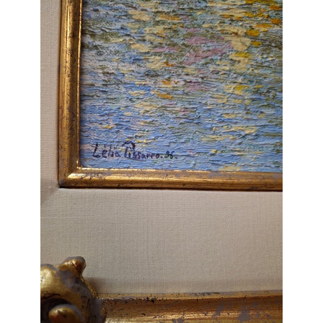 Lelia Pissarro "Steve, the Fisherman, on the River, Wallingford" Oil Painting, 1996 For Sale - Image 4 of 11