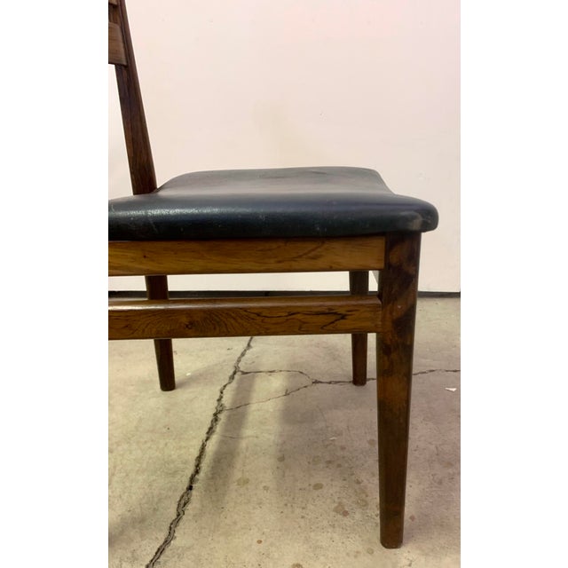 Wood A Pair of 1950s Rosewood Dining Chairs by Boltin Stolefabrik For Sale - Image 7 of 17